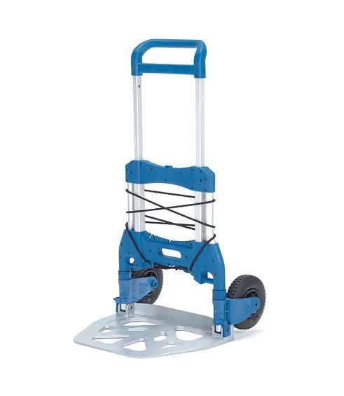 Paketroller_klappbar_250_kg_Tragkraft_595x450_mm_Schaufel_1735 Alu-Paketroller 250 kg Tragkraft, 595x450 mm Schaufel klappbar, Luftreifen