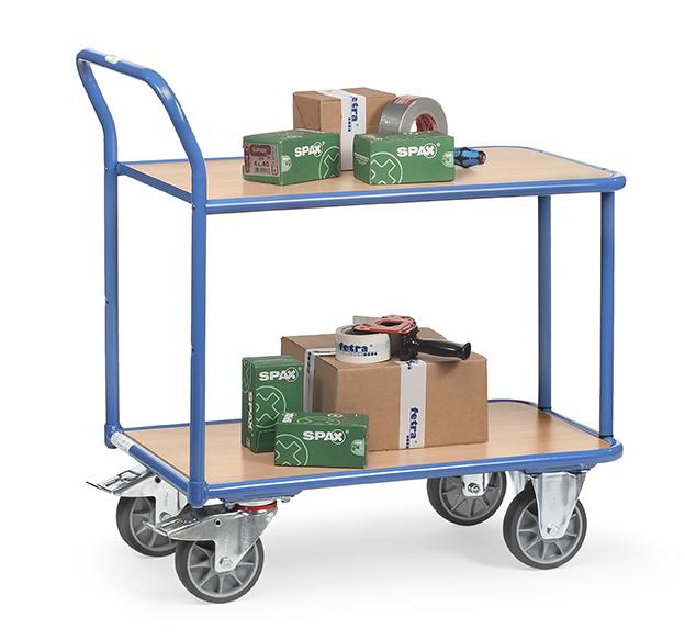 Tischwagen_400_kg_Tragkraft_1000x700_mm_2602 Tischwagen 400 kg Tragkraft, 2 Etagen 1000x700 mm