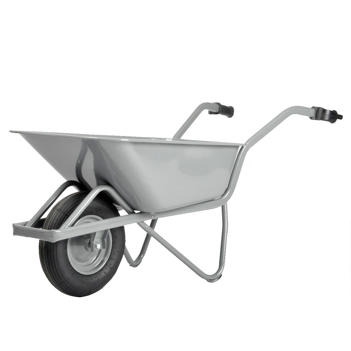 15439-M-115-L4-RH-front-down-10 Straßenbau-Schubkarre EASY RIDER extra verstärkt Luft-Reifen 80 Liter Inhalt 250 kg Tragkraft