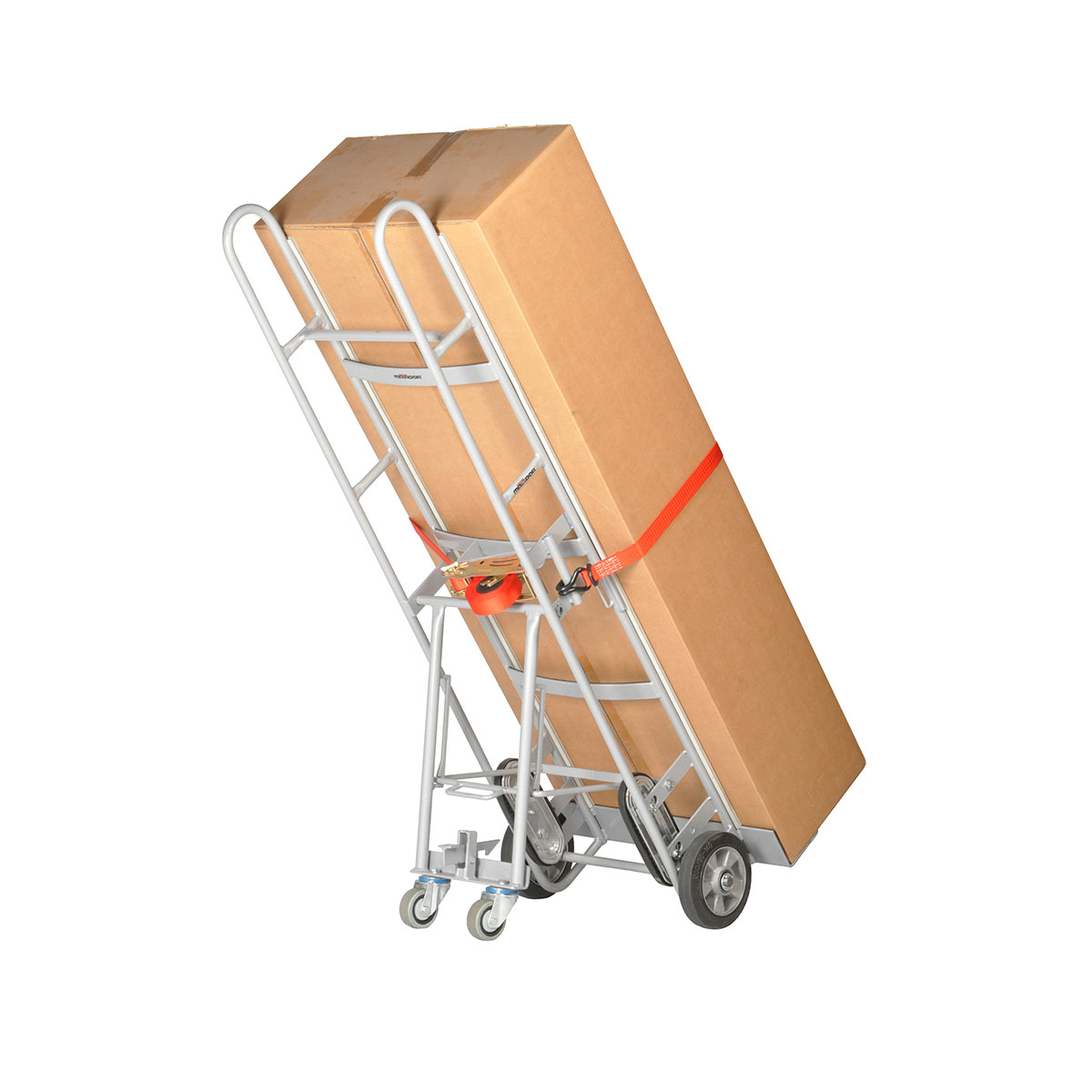 11549-M-WRV-66-ISO-with-box-3 Großgeräte-Transportkarren 500 kg Tragkraft, für Automaten + Großkühlschränke, Höhe 1170, Vollgummi-