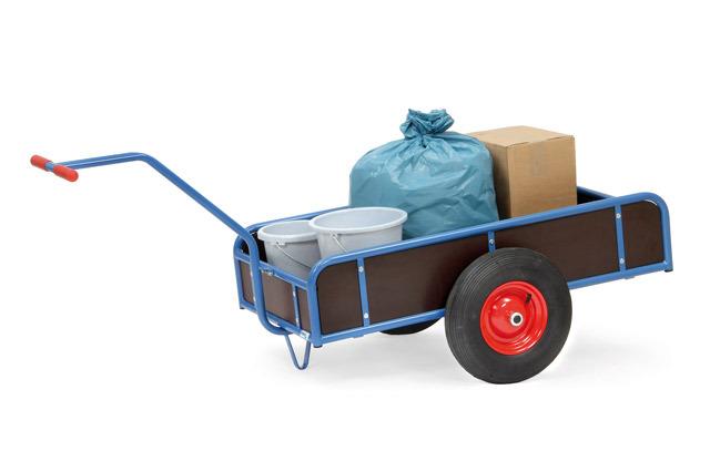 Handwagen_mit_4_Waenden_400_kg_Tragkraft_4109 Handwagen 1145x545 mm, 400 kg Tragkraft, mit 4 Wänden, Luft-Bereifung