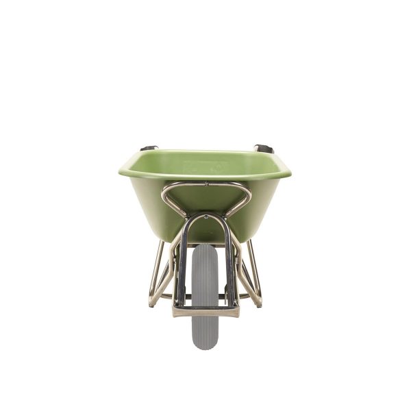 Schubkarre PROFIMAX aus Aluminium mit Kunststoffmulde, Tragkraft 250 kg, 90 ltr., pannensicher