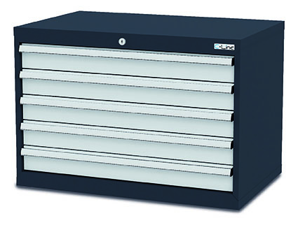 CL9H060500_Simplaflex Schubladenschrank 900x575x620 mm, 5 Schubladen, anthrazit