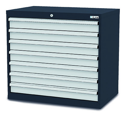 CL9H080700_Simplaflex Schubladenschrank 900x575x820 mm, 7 Schubladen, anthrazit