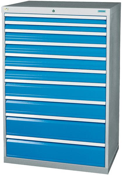 Schubladenschrank 705x736x1319 mm, 10 Schubladen,