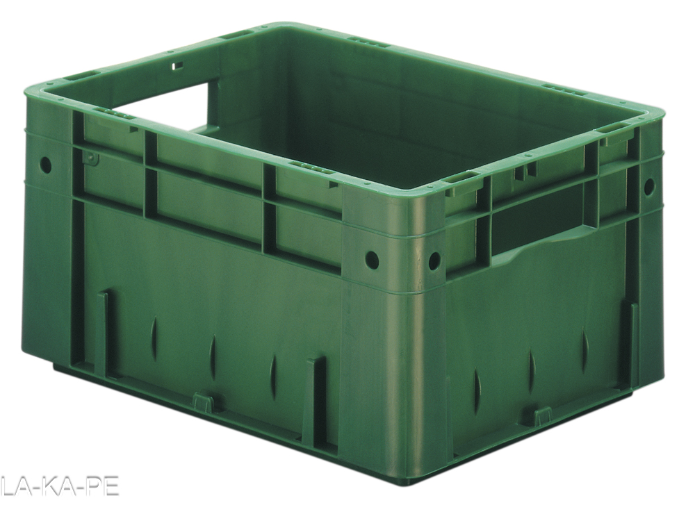 VTK 400/210-0 Schwerlast-Transport-Stapelkasten Seitenwände und Boden geschlossen, Tragkraft 45 kg, Auflast 500 kg, 4 Farben VTK 400/210-0 Schwerlast-Transport-Stapelkasten Seitenwände und Boden geschlossen, Tragkraft 45 kg, Auflast 500 kg, 4 Farben