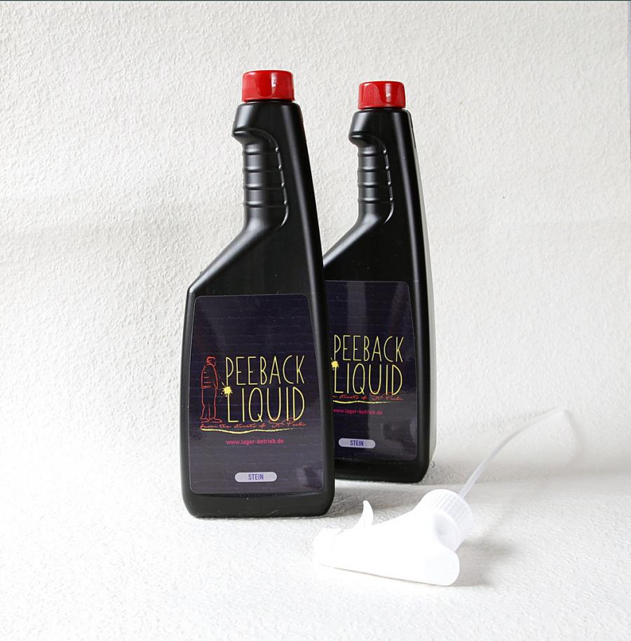 Pee_Back_Liquid_Spray_Stein_1200ml_Urin-_Wasser-_Regen_abweisender_Schutz_AntiPinkelSpray_110052 Pee Back Liquid (Spray) Stein 1200 ml Urin-, Wasser-, Regen abweisender Schutz, AntiPinkelSpray
