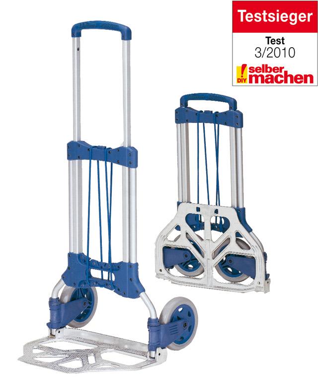 Paketroller_klappbar_125_kg_Tragkraft_780x320_mm_Schaufel_1732 Alu-Paketroller 125 kg Tragkraft, 320x480 mm Schaufel klappbar, Polymerräder