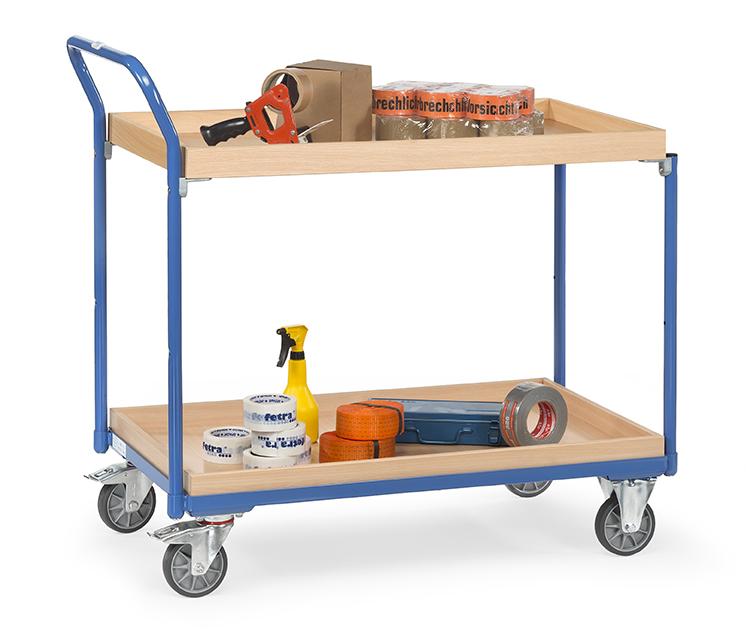 Leichter_Tisch-_und_Werkstattwagen_300_kg_Tragkraft_1000x600_mm_2_Abrollkannten_3762_1 Leichter Tisch- und Werkstattwagen, 1000x600 mm, 300 kg Tragkraft, , 2 Abrollkannten