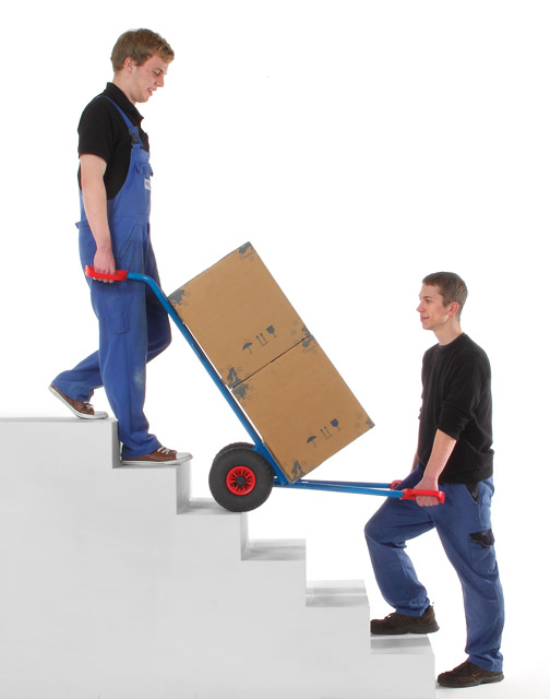 11030_11045_Anw Gerätekarren für 2 Waschmaschinen 350 kg Tragkraft, Luftreifen, 150x450 mm Schaufel für 2 Personen