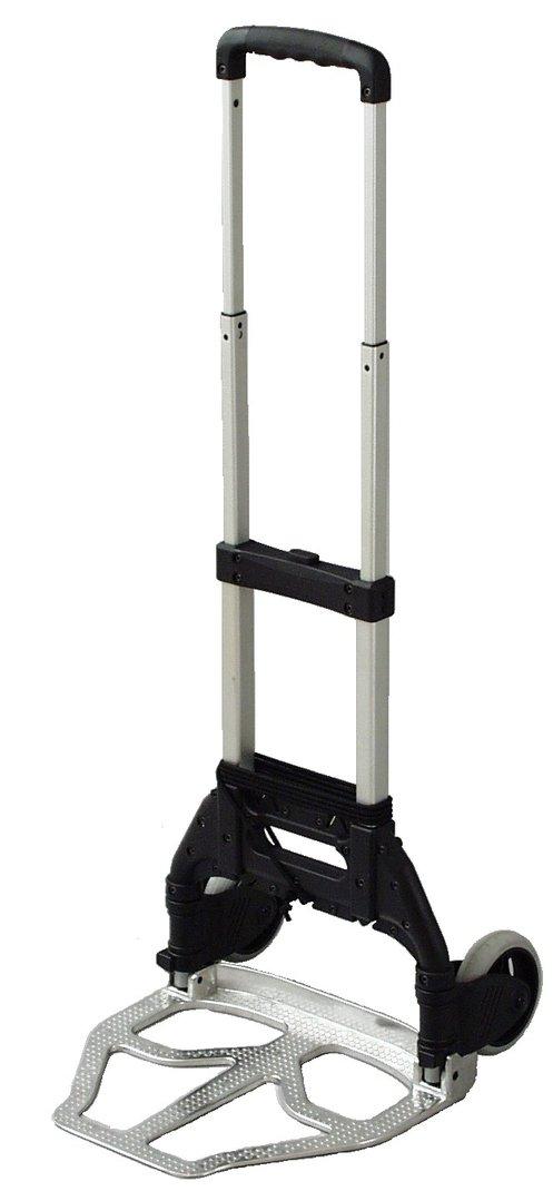 Einfache_Paketkarre_klappbar_80_kg_Tragkraft_11321 Leichte Alu-Stapelkarre, klappbar, 80 kg Tragkraft, Schaufel 490x320 mm