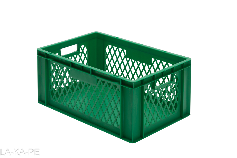 TK600/270-1 Stapelkästen Höhe 270 mm, Wände durchbrochen und Boden geschlossen, 2 Stück , 5 Farben zur Auswahl TK600/270-1 Stapelkästen Höhe 270 mm, Wände durchbrochen und Boden geschlossen, 2 Stück , 5 Farben zur Auswahl