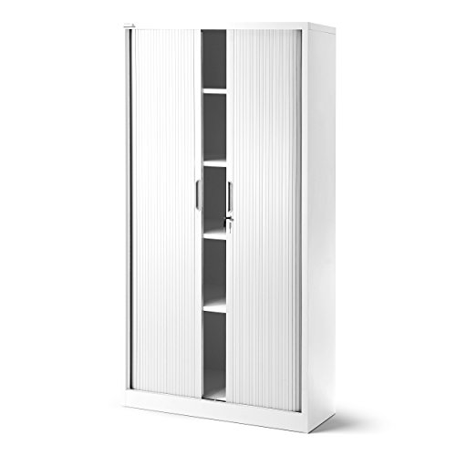 Rolladenschrank-hoch Rollladenschrank Breite 1200 mm, 5 Ordnerhöhen, 1950x1200x460 mm, extra breit