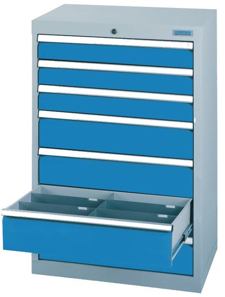 Schubladenschrank_680x1019_mm_7_Schubladen_60_340A Schubladenschrank 680x500x1019 mm, 7 Schubladen
