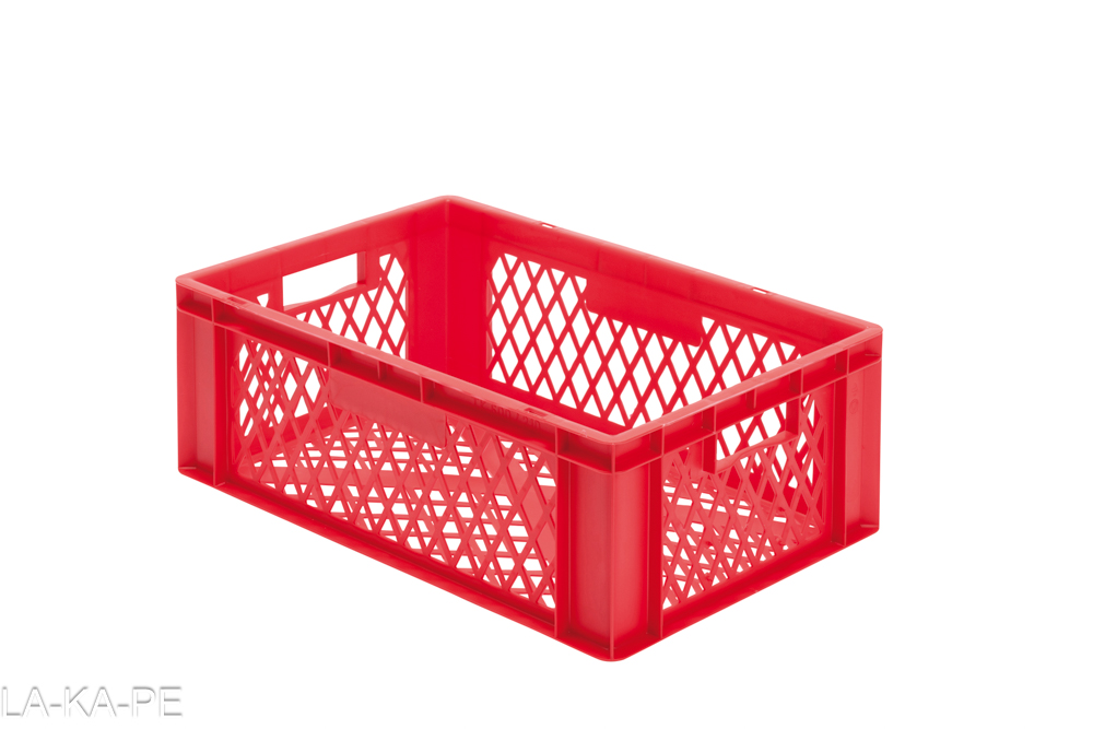 TK600/210-2 Stapelkästen Höhe 210 mm, Wände und Boden durchbrochen, 2 Stück , 5 Farben zur Auswahl TK600/210-2 Stapelkästen Höhe 210 mm, Wände und Boden durchbrochen, 2 Stück , 5 Farben zur Auswahl