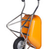 Schubkarre PROFIMAX aus Aluminium mit Kunststoffmulde, Tragkraft 250 kg, 90 ltr., Luftreifen
