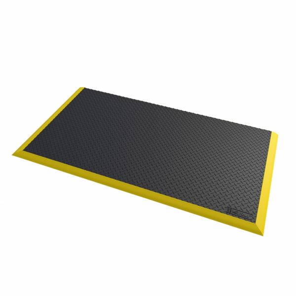 646S3864BY-Matte-schwarz-gelbOR7ML1ZjdLeoO Schweißermatte Flex, 1020x1630 mm gelber Signalrand an 4 Seiten, Matte Schwarz