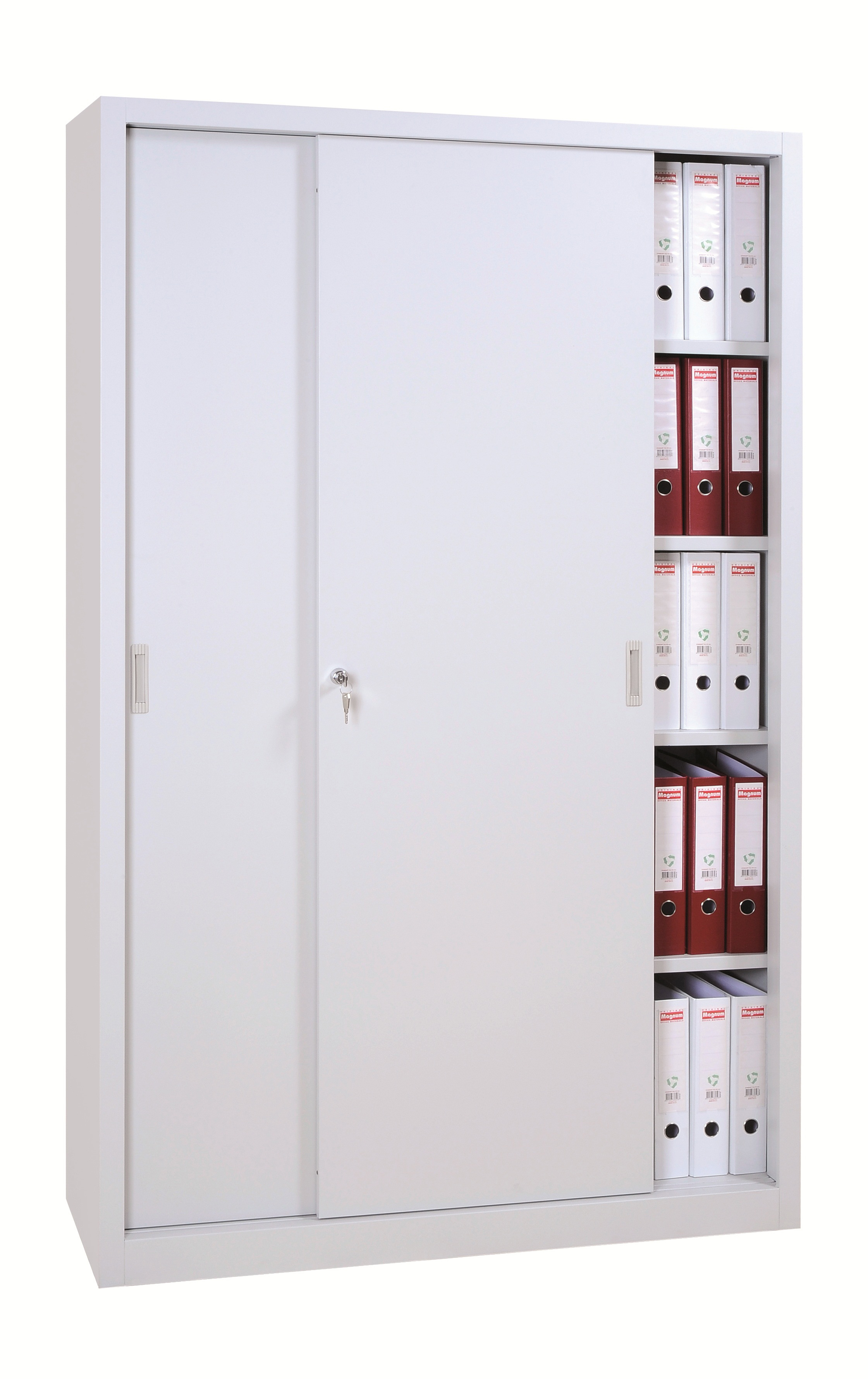 SLC-1912_offen-mit-Inhalt Schiebetürschrank Höhe 1090 mm Breite 1200 mm, Tiefe 450 mm 2 Fachböden - extra breit