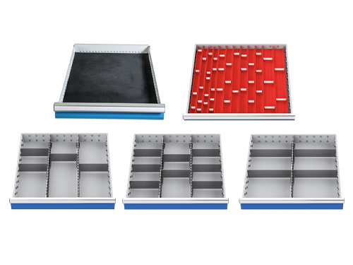 Einteilungssortiment 5-tlg. Nutzmaß 600x600 mm für Schubladen BxT 705 x 736 mm für Fronten von 50-150 mm Einteilungssortiment 5-tlg. Nutzmaß 600x600 mm für Schubladen BxT 705 x 736 mm für Fronten von 50-150 mm