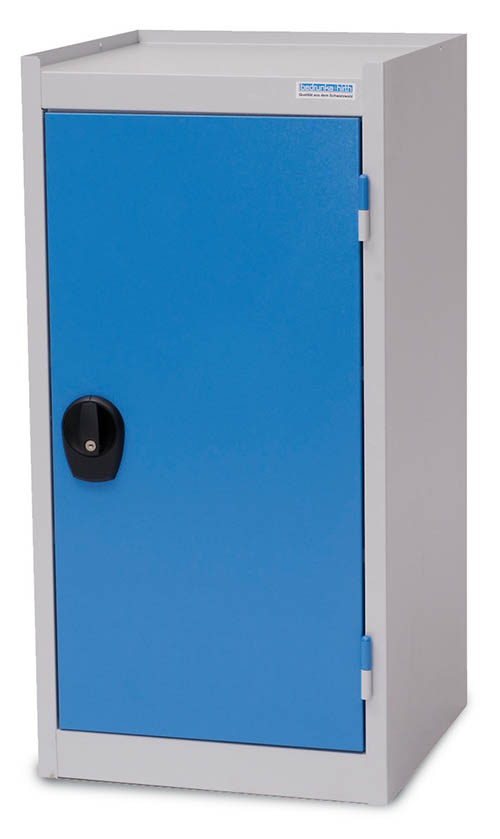 04_105_B_H_02 Flügeltürschrank 500x500x1000 mm, 2 Fachböden, 1 Schublade, Abrollrand - unser Bestseller -