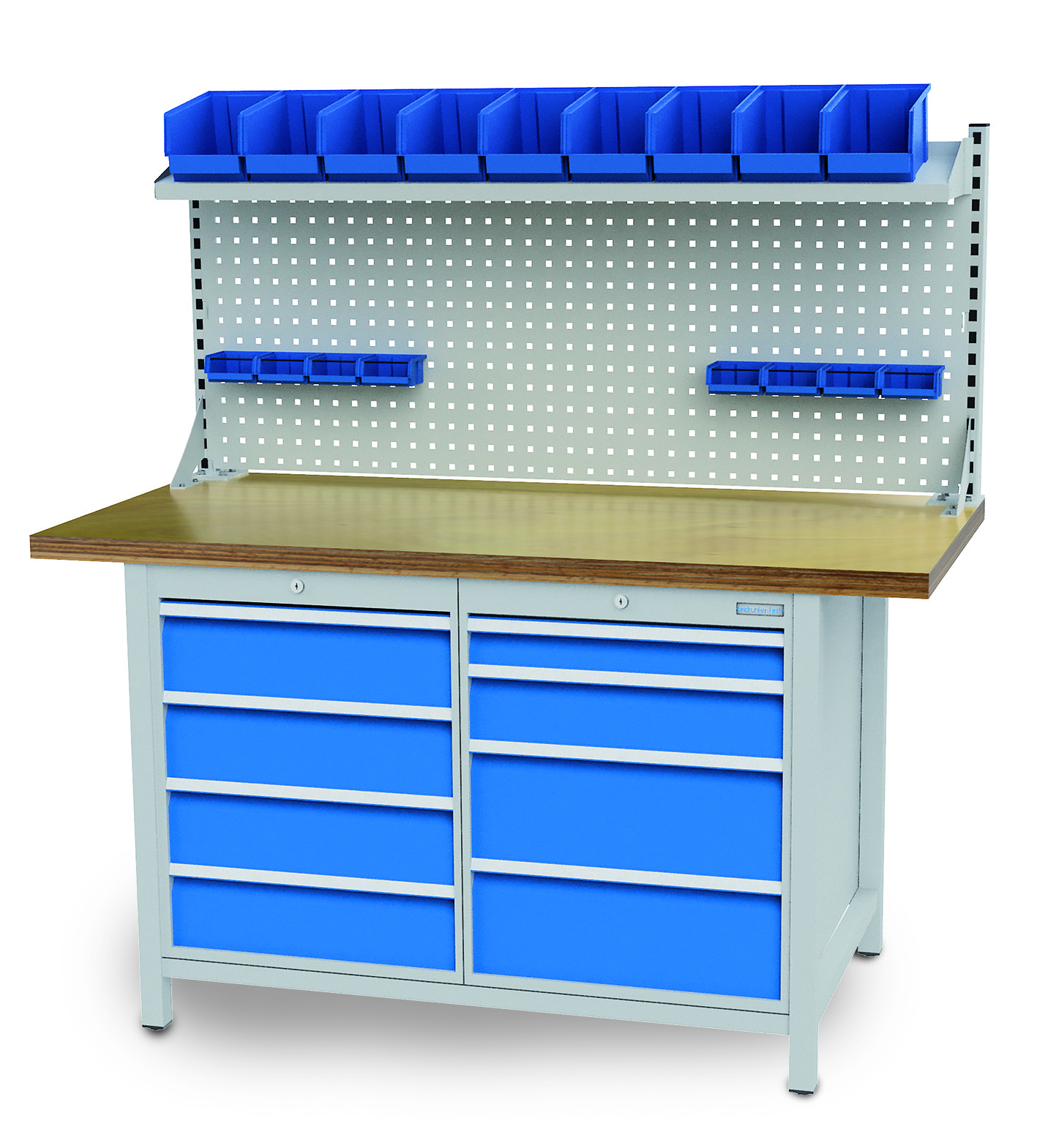 03_14_18VA-03_900_15_18A_B-H Multi-Werkbank 1500x750x859 mm, mit Multi-Wand-Aufbau, Tragkraft 1000 kg