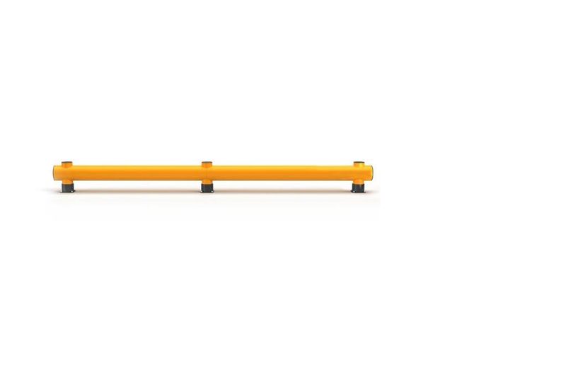 Rammschutz-Barriere Einzelplanke Länge 4,0 Meter Rack-Mammut® zum Aufdübeln Signalfarbe gelb aus HDPE Rammschutz-Barriere Einzelplanke Länge 4,0 Meter Rack-Mammut® zum Aufdübeln Signalfarbe gelb aus HDPE