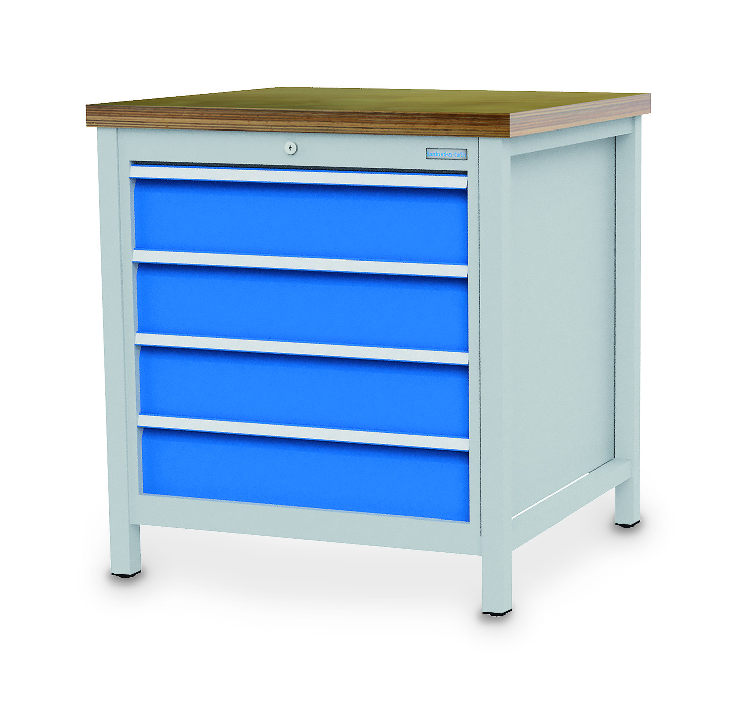 Kastenwerkbank 810x750x859 mm, 4 Schubladen, 1000 kg Tragkraft, 72 Stunden Lieferung