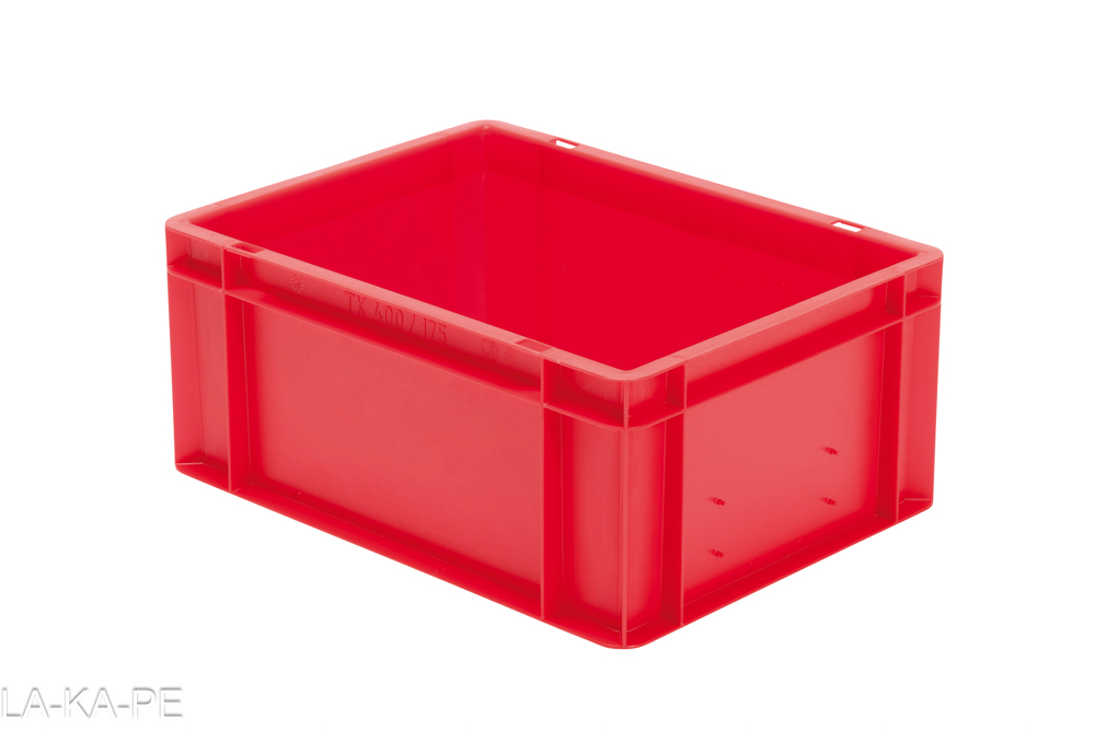 TK 400/175-0 Transport-Stapelkasten Seitenwände und Boden geschlossen, 4 Kästen, 5 Farben zur Auswahl TK 400/175-0 Transport-Stapelkasten Seitenwände und Boden geschlossen, 4 Kästen, 5 Farben zur Auswahl