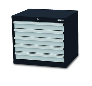 CL7H060500_Simplaflex Schubladenschrank 700x575x620 mm, 5 Schubladen, anthrazit