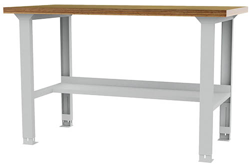 Packtisch mit Ablage, höhenverstellbar 2000x750x759-1059 mm, 200 kg Tragkraft Packtisch mit Ablage, höhenverstellbar 2000x750x759-1059 mm, 200 kg Tragkraft