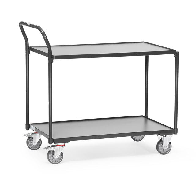 Tischwagen_anthrazit_300_kg_Tragkraft_850x500_mm_2740-7016 Tischwagen 850x500 mm, anthrazit 300 kg Tragkraft,