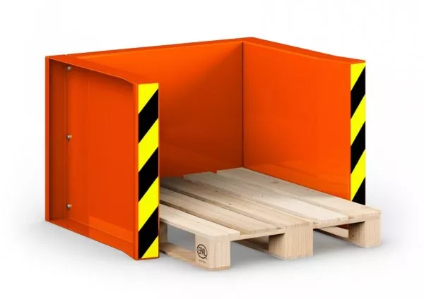 Paletten Stapel Station RPS für 10 EURO-Paletten orange RAL 2004 Paletten Stapel Station RPS für 10 EURO-Paletten orange RAL 2004