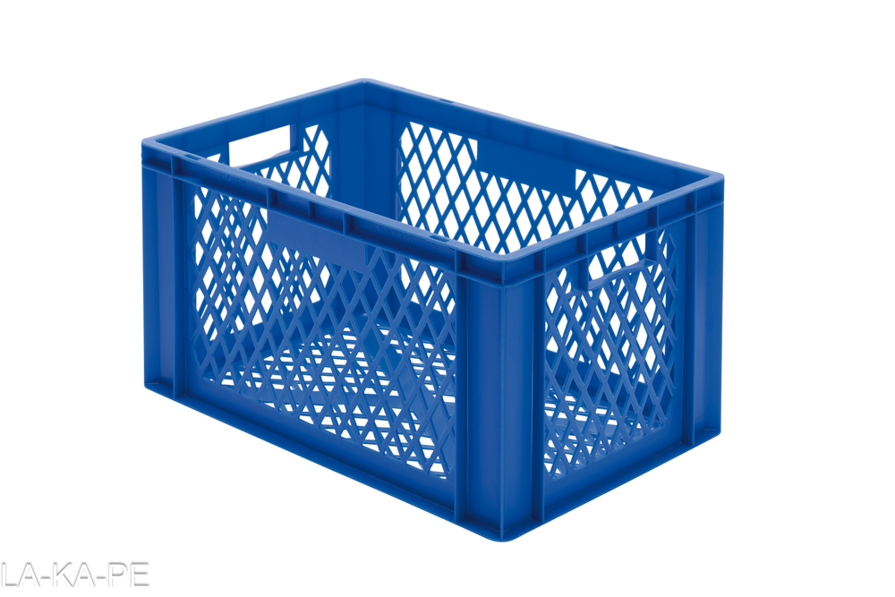TK600/320-2 Stapelkästen Höhe 320 mm, Wände und Boden durchbrochen, 2 Stück , 5 Farben zur Auswahl TK600/320-2 Stapelkästen Höhe 320 mm, Wände und Boden durchbrochen, 2 Stück , 5 Farben zur Auswahl
