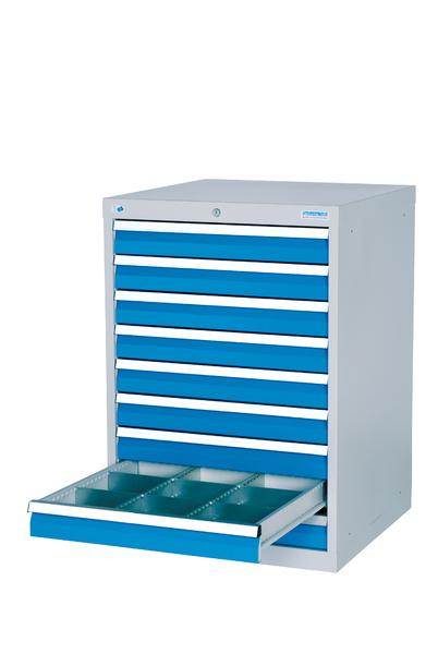 Schubladenschrank 705x736x1019 mm, 9 Schubladen, 72 Stunden Lieferung
