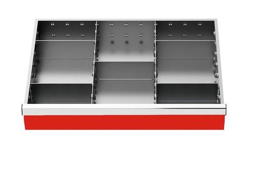wachter-lagertechnik_325-168-135A-B-H Metalleinteilung Nutzmaß 600x400 mm für Schubladen BxT 680 x 500 mm, Front-Höhe 150 mm