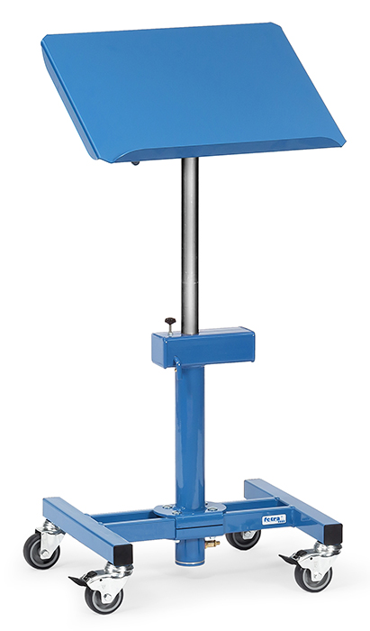 3291 Materialständer 3291, 510x410 mm Ladefläche neigbar, fahrbar,150 kg Tragkraft, höhenverstellbar