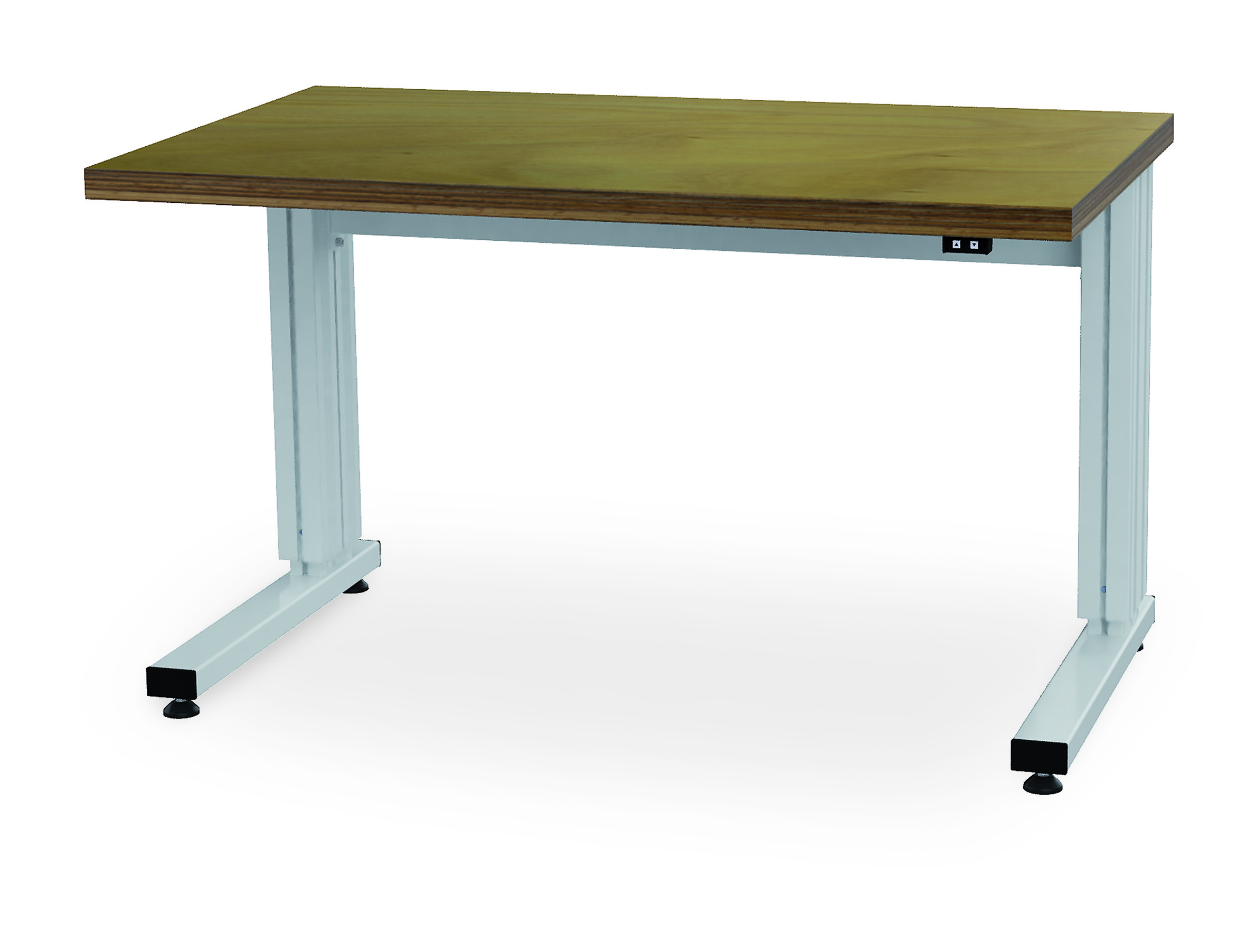 CLHC12754_B-H1 Arbeitstisch 1250x600 mm, elektrisch höhenverstellbar von 710-1110 mm, 400 kg Tragkraft