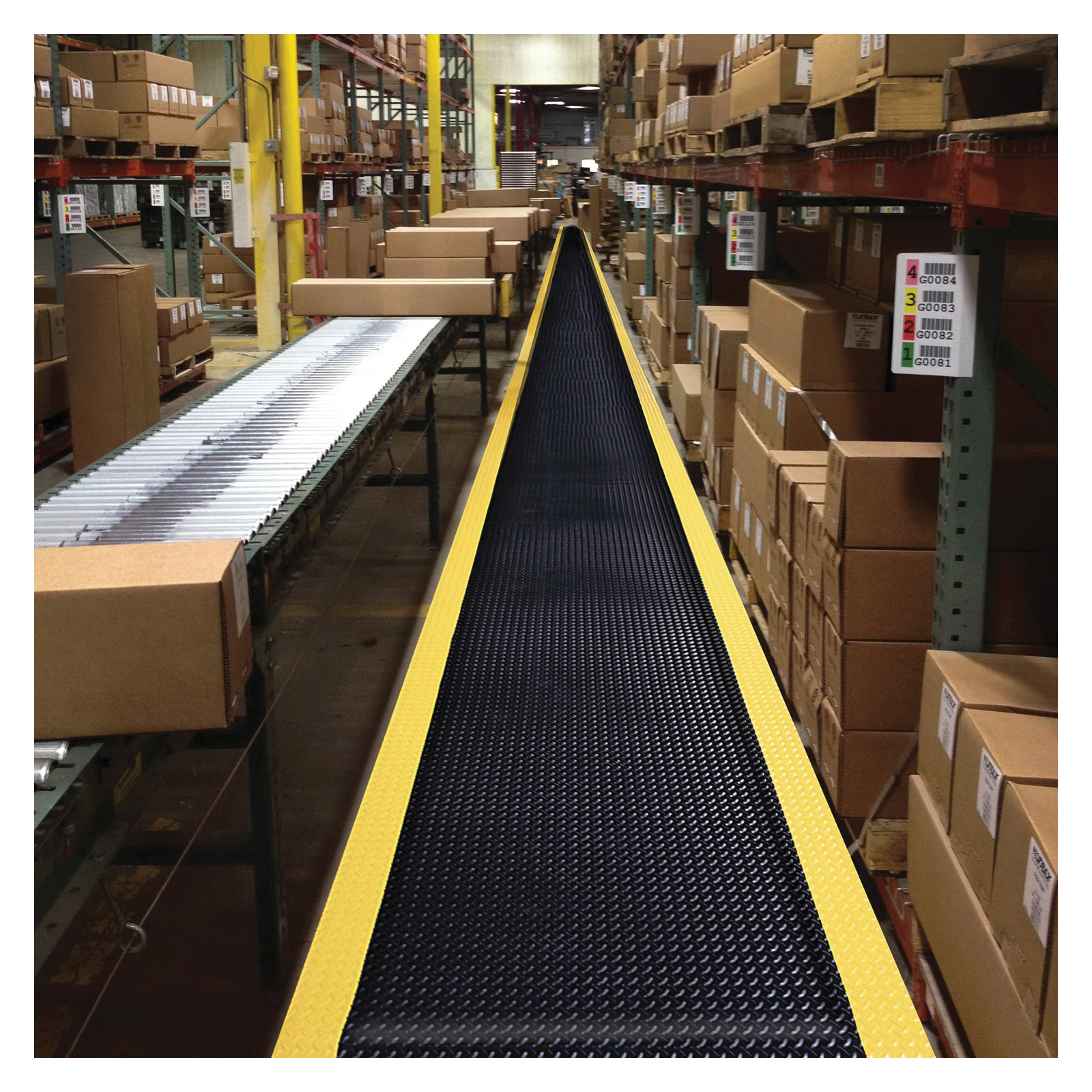 NoTrax_479C0036YB_4 Anti-Ermüdungsmatte Trax 910 mm x Rolle schwarz-gelb, Rolle 22,8 m Länge