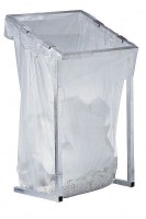 8025-10FV Großvolumen-Wertstoffsammler MEGA, 1.000 L, verzinkt, oben offen für Seitenfaltenbeutel, Breite 730