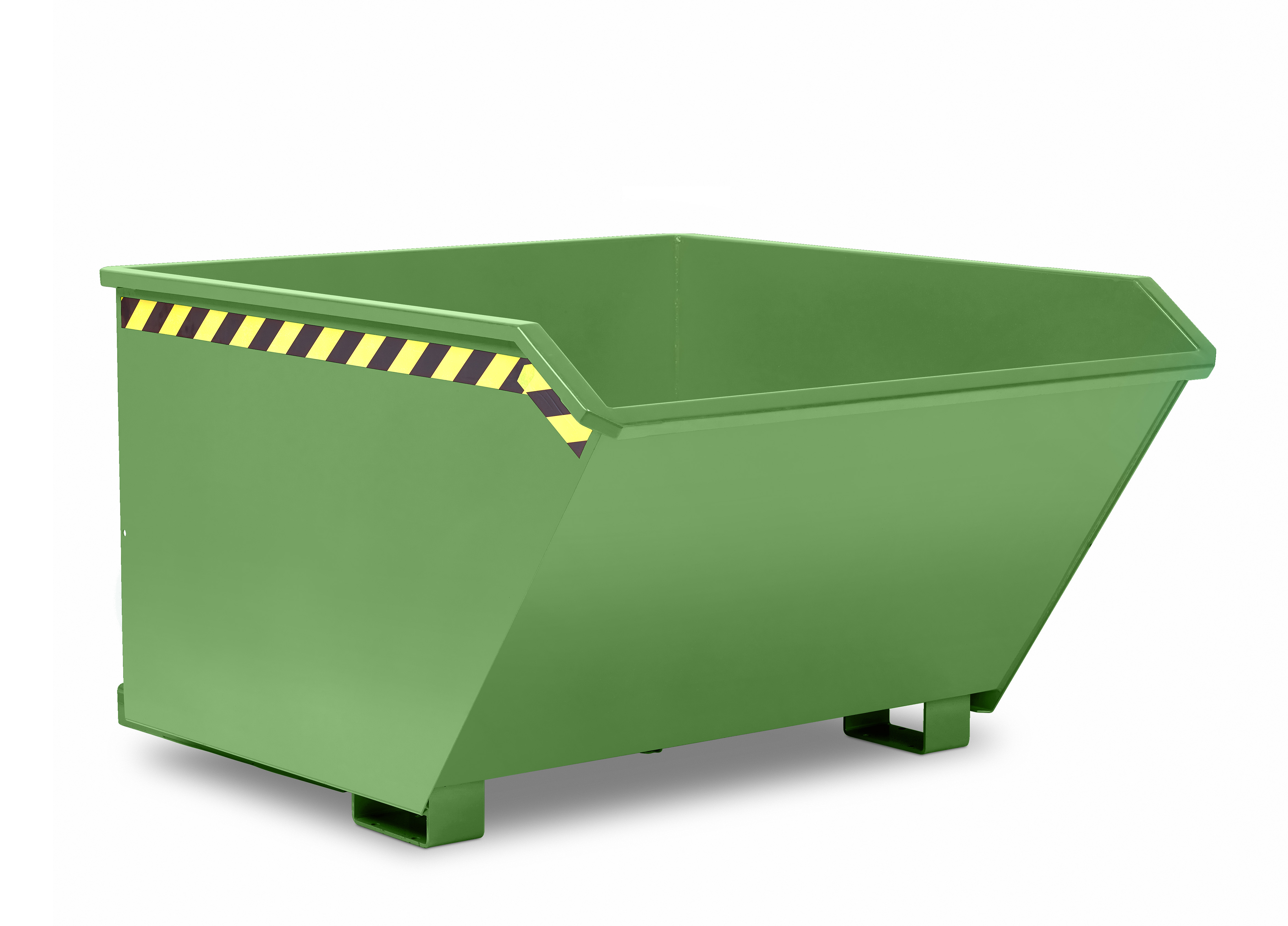 Universalkipper-RUK-RAL-6011-V2-Solo Universalkipper RUK 0,30 m³ Inhalt 900 kg Tragkraft,1400x680x580 mm RAL 6011 resedagrün
