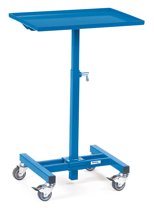3270 Materialständer 3270, 605x405 mm Ladefläche fahrbar,150 kg Tragkraft, höhenverstellbar720-995