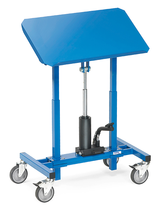 3286 Materialständer 3286, 750x450 mm Ladefläche neigbar, fahrbar,250 kg Tragkraft, höhenverstellbar