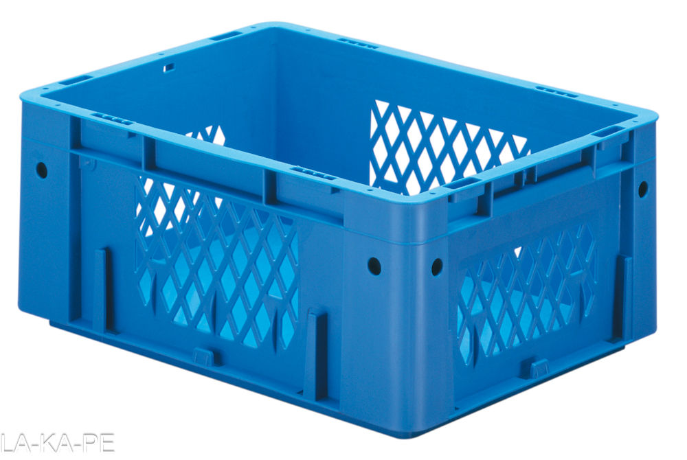 VTK 400/175-1 Schwerlast-Transport-Stapelkasten Seitenwände durchbrochen und Boden geschlossen, 4 Kästen, 3 Farben zur Auswahl VTK 400/175-1 Schwerlast-Transport-Stapelkasten Seitenwände durchbrochen und Boden geschlossen, 4 Kästen, 3 Farben zur Auswahl
