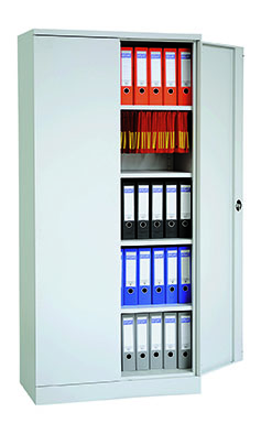 FLC Aktenschrank Breite 920x500 mm, Höhe 1950 mm, 4 verzinkte Einlegeböden