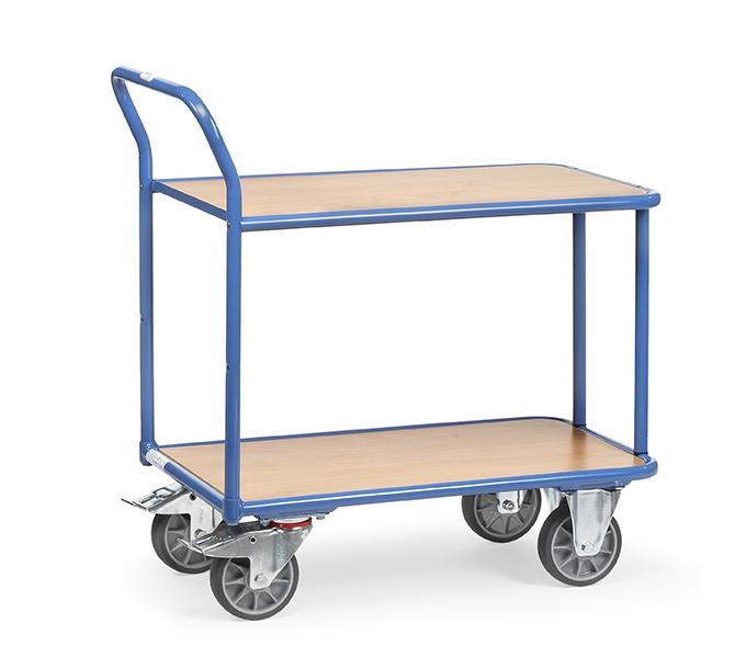 Tischwagen_400_kg_Tragkraft_850x500_mm_2600 Tischwagen 400 kg Tragkraft, 2 Etagen 850x500 mm