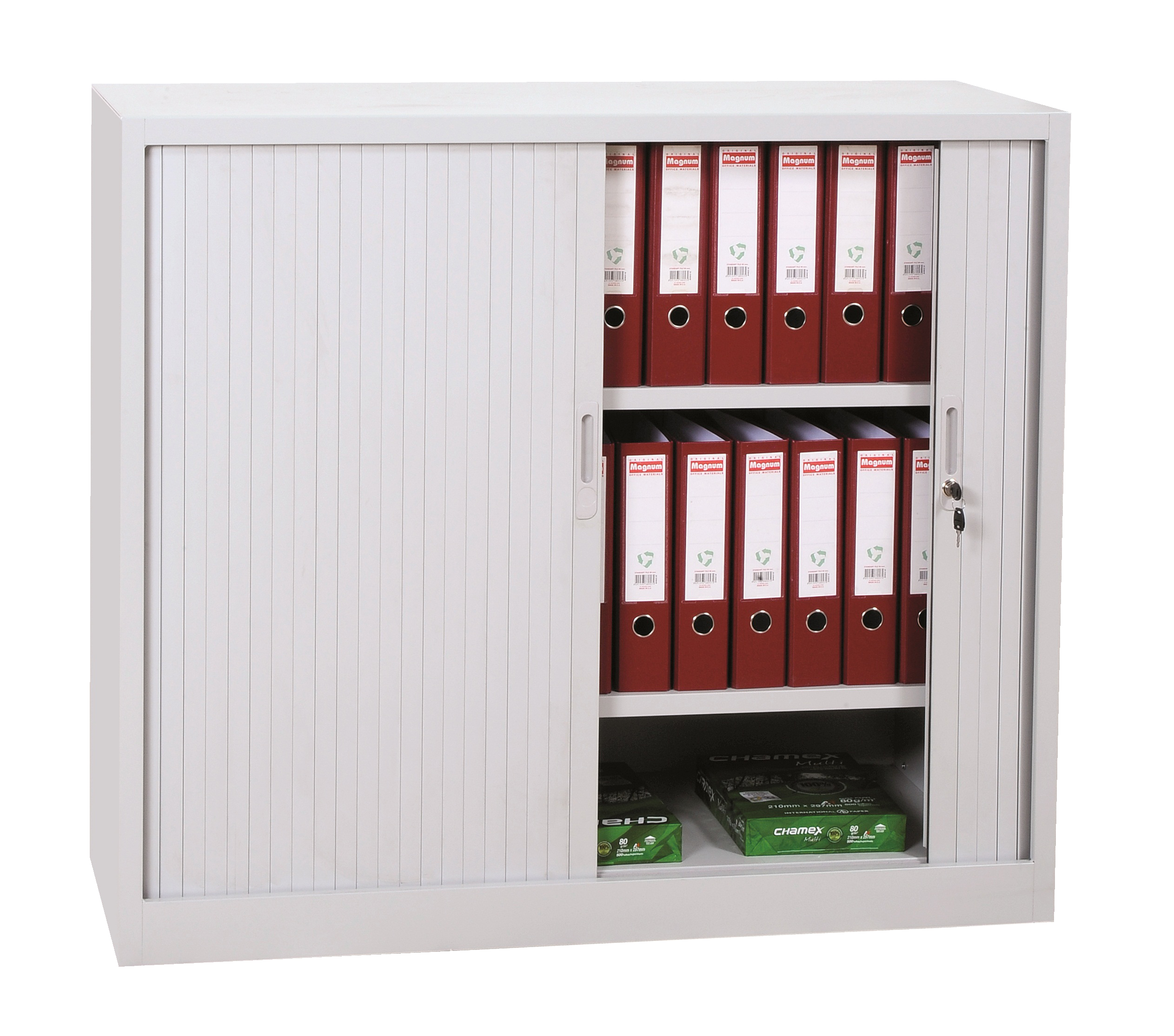 SDC-1012_offen Rolladenschrank Breite 1200 mm, 2 Fachböden, 1050x1200x460 mm, extra breit