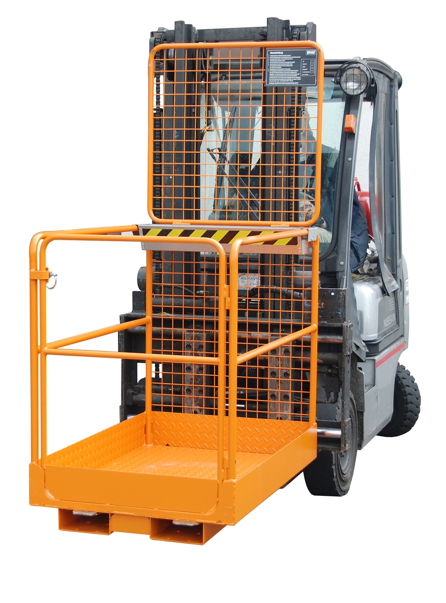 SIKO-L-c Sicherheitskorb SIKO-L, schmal für Stapler für 1-2 Personen, 300 kg Tragkraft