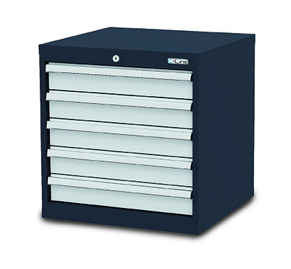 CL6H060500_Simplaflex Schubladenschrank 600x575x620 mm, 5 Schubladen, anthrazit