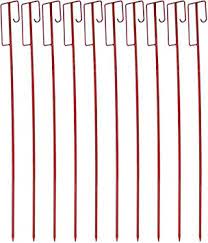 imagesxWFzA0aFrTqtt Absperrband-Halter 10 Stück Höhe 1250 mm, Glattstahl rot, VE = 10 Stück