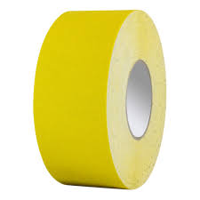 Staplergeeignete-Markierung-gelb Stapler-Bodenmarkierungsband 75 mm Breite, gelb, extra stark, Bandlänge 25 m